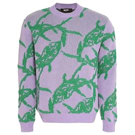 Msgm Maglia-Pullover Andere Python drucken
