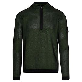 Stone Island Media cremallera Verde