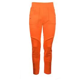 Autre Marque-Zip Vlone x Off-white pants-Orange