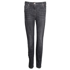 Vaqueros Brunello Cucinelli Slim Fir de algodón azul oscuro Azul