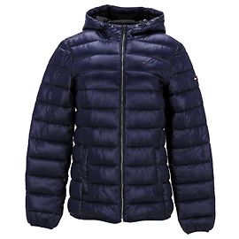 Chaqueta acolchada con capucha Tommy Hilfiger para mujer en nailon azul Azul