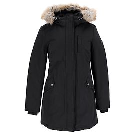 Tommy Hilfiger Chaqueta Acolchada Slim Fit para Mujer en Algodón Negro Negro