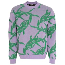 Msgm Maglia-Pullover Andere Python drucken