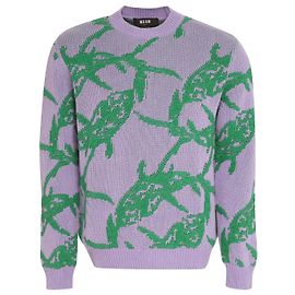 Msgm Maglia Maglione Altro Stampa python