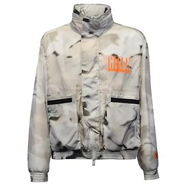 Heron Preston Giacca a vento mimetica Grigio