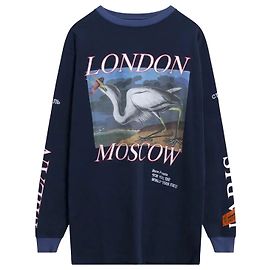 Heron Preston Longsleeve World Tour Blue