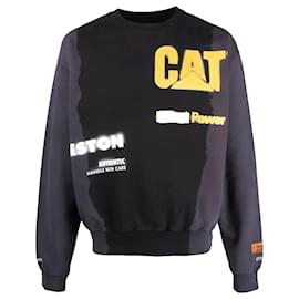 Heron Preston-HP Cat Sprayed Rundhalsausschnitt-Mehrfarben