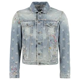 Autre Marque-Apple Denim Jacket-Other,Python print