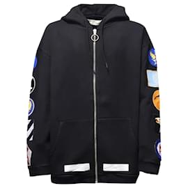 Autre Marque-Hoodie sweatshirt w/patches-Other,Python print