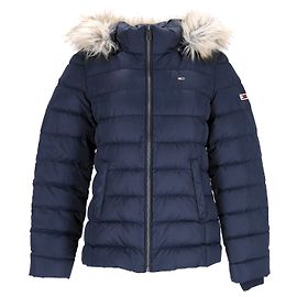 Tommy Hilfiger Chaqueta de plumón con capucha Essential para mujer Azul