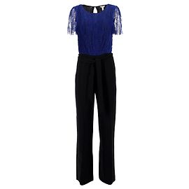 Tommy Hilfiger Damen-Spitzenoverall aus marineblauem Polyester Marineblau