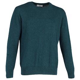 Pullover mit Rundhalsausschnitt von Ami Paris aus grüner Wolle Grün