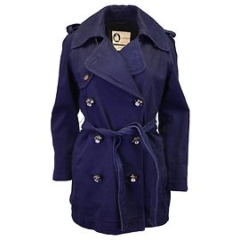 Trench con petto foderato Lanvin x Acne in denim blu Blu
