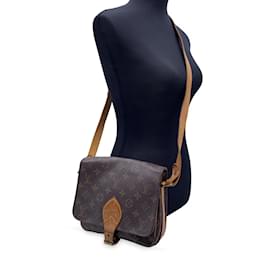 Louis Vuitton-Vintage Canvas Cartouchiere MM Messenger Bag M51253-Brown