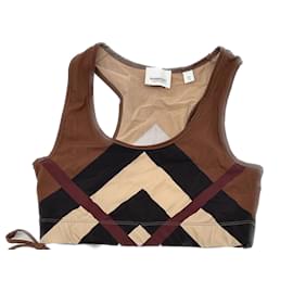 Burberry-BURBERRY  Tops T.International XS Polyester-Brown