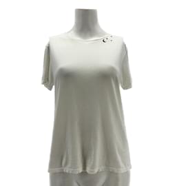 Saint Laurent-T-shirts SAINT LAURENT.International S Coton-Blanc