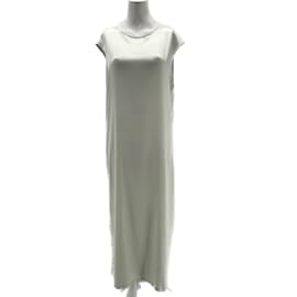 Autre Marque-LESET Robes T.International S Soie-Blanc