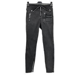 Jeans Rta T.US 25 Algodão Preto