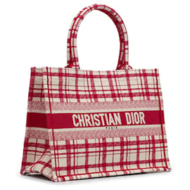 Dior-Dior Cabas moyen Check'n'Dior Book rouge-Rouge