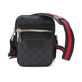 Gucci-Gg Supreme Messenger Bag 682357-Black