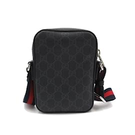 Gucci-Gg Supreme Messenger Bag 682357-Preto