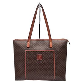 Céline Celine Macadam Weekender, Borsa a spalla e tote Marrone