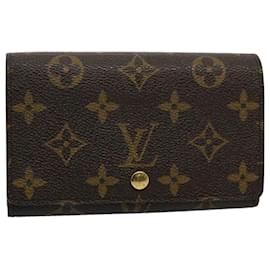 Louis Vuitton-LOUIS VUITTON Monogram Porte Monnaie Billets Tresor Wallet M61730 LV Auth yk9479-Monogram