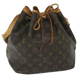 Louis Vuitton-LOUIS VUITTON Monogram Petit Noe Shoulder Bag M42226 LV Auth 59531-Monogram