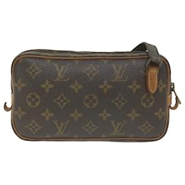 Louis Vuitton-Bolsa de ombro LOUIS VUITTON Monogram Marly Bandouliere M51828 LV Auth ep2284-Monograma