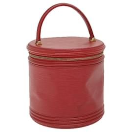 Louis Vuitton-LOUIS VUITTON Epi Cannes Hand Bag Red M48037 LV Auth ep2403-Red