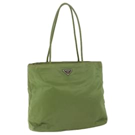 Prada-PRADA Shoulder Bag Nylon Khaki Auth ep2397-Khaki