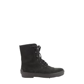 Tod's Botas de ante con cordones Negro