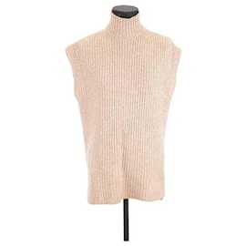 Ganni-Wool sweater-Beige