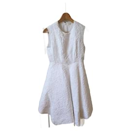 Autre Marque-DELPOZO Robes T.fr 36 cotton-Blanc