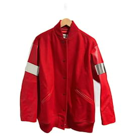 Maison Martin Margiela-MAISON MARTIN MARGIELA Jacken T.ES 40 Wolle-Rot