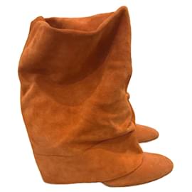 Casadei-CASADEI  Boots T.eu 39 Suede-Orange