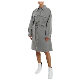 Fendi-FENDI  Coats T.it 42 Wool-Grey