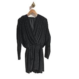 Balenciaga-BALENCIAGA  Dresses T.fr 36 velvet-Black