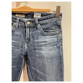 Autre Marque-AG ADRIANO GOLDSCHMIED  Jeans T.US 26 cotton-Blue