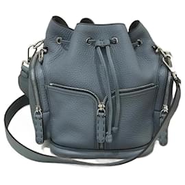 Fendi-FENDI Handtaschen T.  Leder-Blau