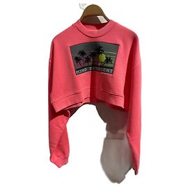 ALEXANDER WANG Strick T.International XS Baumwolle Pink