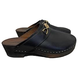 Céline CELINE  Mules & clogs T.eu 38 leather Black