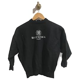 Balenciaga-BALENCIAGA Strickwaren T.Internationale XS-Wolle-Schwarz