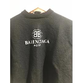Balenciaga-BALENCIAGA Strickwaren T.Internationale XS-Wolle-Schwarz