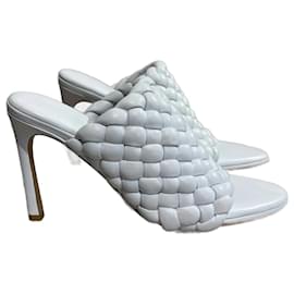 Bottega Veneta-BOTTEGA VENETA  Sandals T.eu 37.5 leather-White