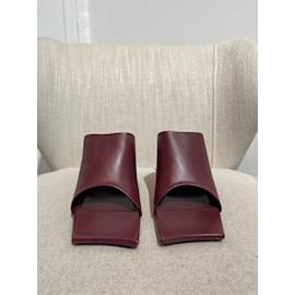 Balenciaga-BALENCIAGA  Sandals T.eu 40 leather-Dark red