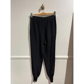 Stella Mc Cartney-STELLA MCCARTNEY  Trousers T.it 36 Viscose-Black