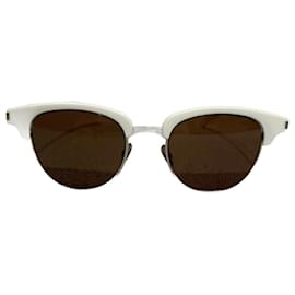 Saint Laurent-Óculos de sol SAINT LAURENT T.  plástico-Branco