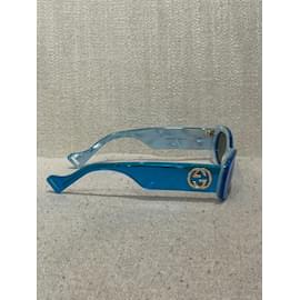 Gucci-GUCCI Sonnenbrille T.  Plastik-Blau