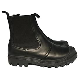 Loewe-LOEWE  Ankle boots T.eu 38 leather-Black